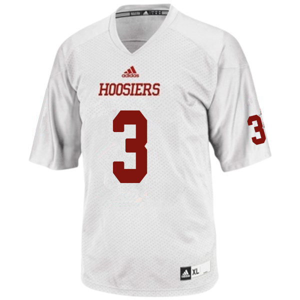 Men #3 Ty Fryfogle Indiana Hoosiers College Football Jerseys Sale-White